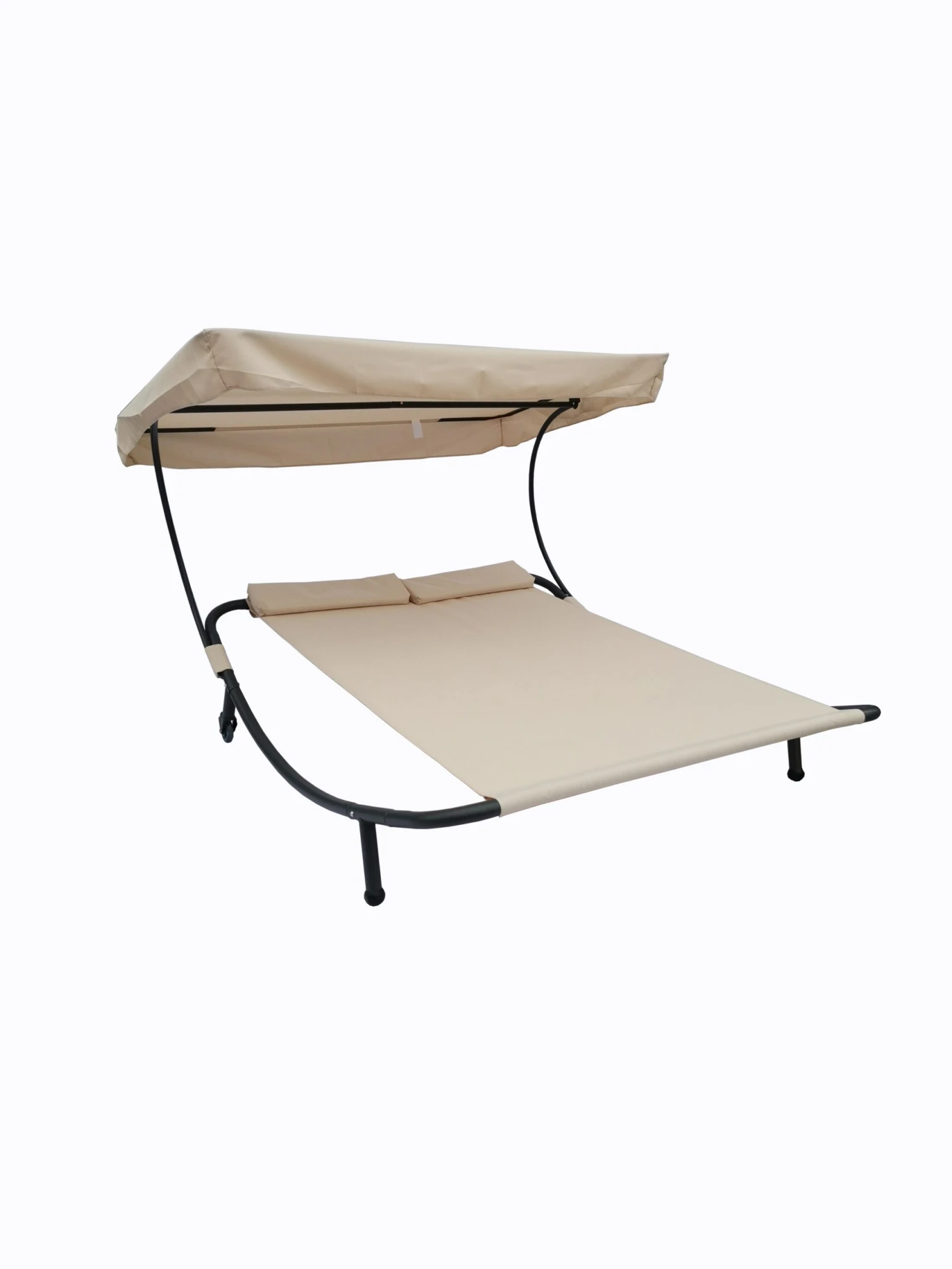 VCM Doppelliege Gartenliege Zweier Sonnenliege Liegestuhl 2 Personen Dach Bindox 3 VCM Doppelliege Gartenliege Zweier Sonnenliege Liegestuhl 2 Personen Dach Bindox – Bild 3