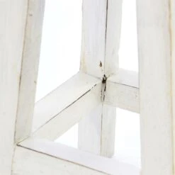 VCM Hocker Weiß Im Vintage-Look Massiv Holz Schemel Blumentisch 50 Cm -OUTSUNNY Verkäufe 8600043100 915478 prod 004