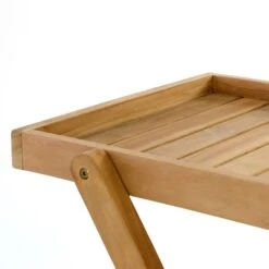 VCM Servierwagen Teewagen Rollwagen Küchenwagen Teakholz Behandelt -OUTSUNNY Verkäufe 8600043100 915600 prod 003