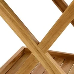 VCM Servierwagen Teewagen Rollwagen Küchenwagen Teakholz Behandelt -OUTSUNNY Verkäufe 8600043100 915600 prod 006