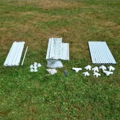 VCM Pavillon Partyzelt Blau 3x6m PE 110g/m² Gartenzelt Festzelt Eventzelt Marktzelt -OUTSUNNY Verkäufe 8600043100 915683 prod 006