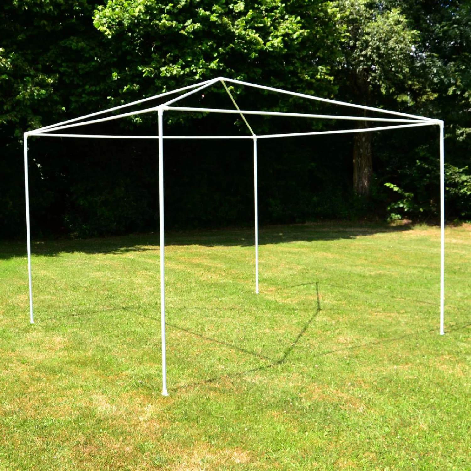 VCM Pavillon 3x3 M In Blau Weiß PE Plane 2 Seitenteile Partyzelt Gartenzelt Zelt 3 VCM Pavillon 3x3 M In Blau Weiß PE Plane 2 Seitenteile Partyzelt Gartenzelt Zelt – Bild 3