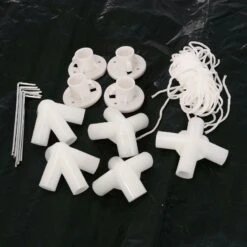 VCM Pavillon 3x3 M In Weiß PE Plane 4 Seitenteile Partyzelt Gartenzelt Sonnenschutz 10 VCM Pavillon 3x3 M In Weiß PE Plane 4 Seitenteile Partyzelt Gartenzelt Sonnenschutz -OUTSUNNY Verkäufe 8600043100 915690 prod 005