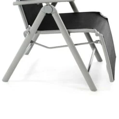 VCM Gartenliege Sonnenliege Liegestuhl Relaxliege Terrasse Balkon Schwarz Grau -OUTSUNNY Verkäufe 8600043100 915955 prod 005