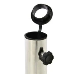 VCM Sonnenschirmständer Rollbar 20kg Granit Grau Rund Ø 40cm Edelstahlhülse Naturstein -OUTSUNNY Verkäufe 8600043100 915981 prod 003