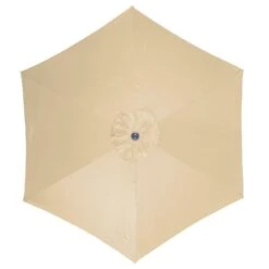 VCM Sonnenschirm 2,90m Creme Mit Kurbel Neigbar Wasserabweisend UV Schutz 50+ -OUTSUNNY Verkäufe 8600043100 916105 prod 005