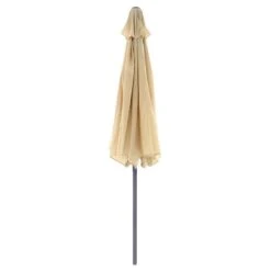 VCM Sonnenschirm 2,90m Creme Mit Kurbel Neigbar Wasserabweisend UV Schutz 50+ -OUTSUNNY Verkäufe 8600043100 916105 prod 006