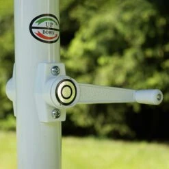 VCM Sonnenschirm Marktschirm Ø 3,80m Grün Mit Kurbel Alu Gestell Sonnenschutz -OUTSUNNY Verkäufe 8600043100 916109 prod 005