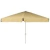 VCM Sonnenschirm Marktschirm Ø 3,80m Sand, Beige Mit Kurbel Alu Gestell Sonnenschutz
