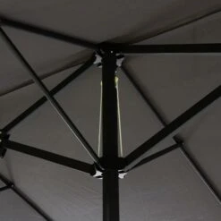 VCM Doppelsonnenschirm XXL Sonnenschirm Anthrazit 4,50m M. Kurbel Polyester 180g/m² -OUTSUNNY Verkäufe 8600043100 916113 prod 005