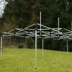 VCM PROFI Faltpavillon Partyzelt 3x6 M Champagner + Seitenteile Wasserdichtes Dach -OUTSUNNY Verkäufe 8600043100 916164 prod 004