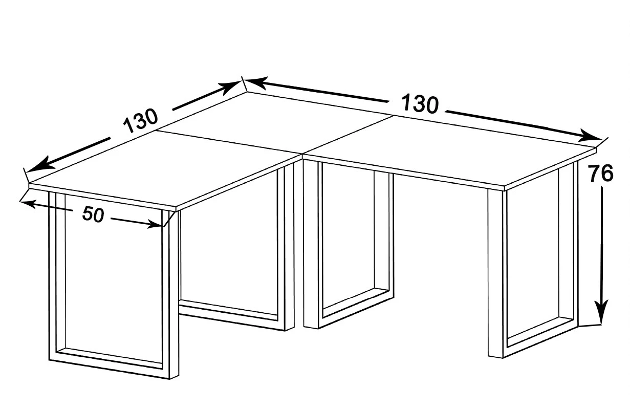 VCM Eckschreibtisch Schreibtisch Computer Winkeltisch Lona 50 U Alu Weiß 3 VCM Eckschreibtisch Schreibtisch Computer Winkeltisch Lona 50 U Alu Weiß – Bild 3