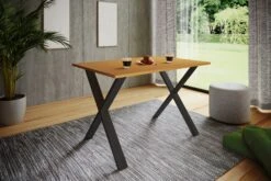 VCM Premium Holz Esstisch Küchentisch Speisetisch Tisch Xona X Schwarz -OUTSUNNY Verkäufe 8600043100 916776 prod 004