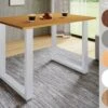 VCM Premium Holz Esstisch Küchentisch Speisetisch Tisch Xona U Weiß