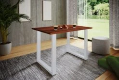 VCM Premium Holz Esstisch Küchentisch Speisetisch Tisch Xona U Weiß -OUTSUNNY Verkäufe 8600043100 917357 prod 003