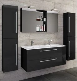 VCM 5-tlg. Doppel Waschplatz 2 Waschtisch Badmöbel Set Waschbecken Budasi SC 8 VCM 5-tlg. Doppel Waschplatz 2 Waschtisch Badmöbel Set Waschbecken Budasi SC -OUTSUNNY Verkäufe 8600043100 917560 prod 003