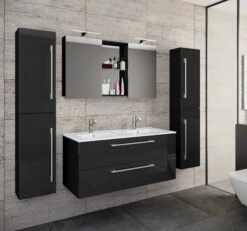 VCM 5-tlg. Doppel Waschplatz 2 Waschtisch Badmöbel Set Waschbecken Budasi SC 11 VCM 5-tlg. Doppel Waschplatz 2 Waschtisch Badmöbel Set Waschbecken Budasi SC -OUTSUNNY Verkäufe 8600043100 917560 prod 006