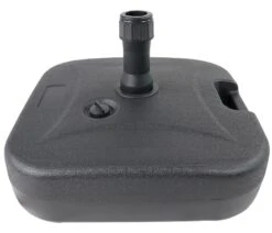 VCM Sonnenschirmständer Schirmständer Balkonschirmständer Sonnenschirmfuss Quadratisch Griff Kunststoff