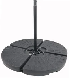 VCM Sonnenschirmständer Platten Schirmständer Sonnenschirmfuss Kunststoff Beschwerungsplatten Befüllbar -OUTSUNNY Verkäufe 8600043100 917591 prod 004