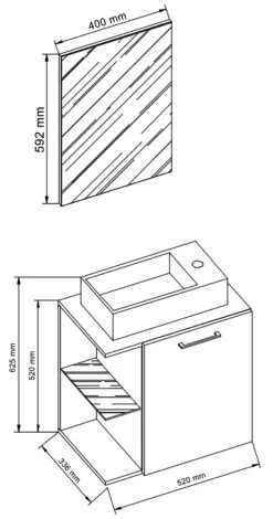 VCM 3-tlg Badmöbel Set Gäste WC Gästebad Waschplatz Waschtisch Klein Schmal Hausa SP 10 VCM 3-tlg Badmöbel Set Gäste WC Gästebad Waschplatz Waschtisch Klein Schmal Hausa SP -OUTSUNNY Verkäufe 8600043100 917684 prod 005