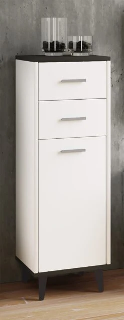 VCM Holz Highboard Schmal Kommode Drehtüren Schublade Lindas 7 VCM Holz Highboard Schmal Kommode Drehtüren Schublade Lindas -OUTSUNNY Verkäufe 8600043100 918180 prod 003