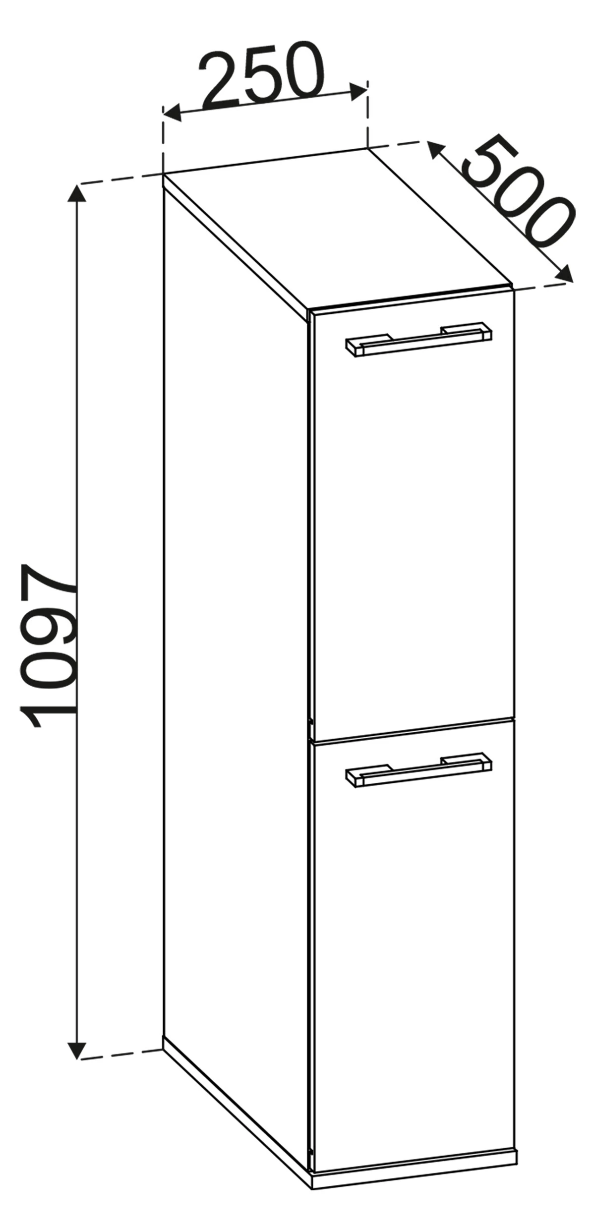 VCM Badmöbel Nischenschrank Raumteiler Badschrank Midischrank Schublade Sadilo L 4 VCM Badmöbel Nischenschrank Raumteiler Badschrank Midischrank Schublade Sadilo L – Bild 4