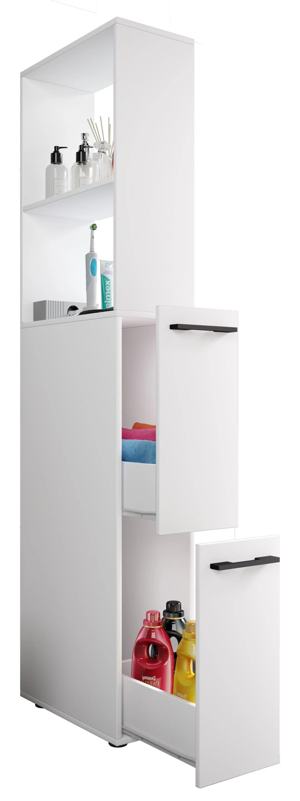 VCM Badmöbel Nischenschrank Raumteiler Badschrank Hochschrank Schublade Sadilo XL 2 VCM Badmöbel Nischenschrank Raumteiler Badschrank Hochschrank Schublade Sadilo XL – Bild 2