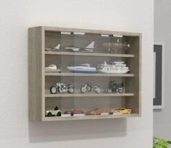 VCM Holz Glas Hängevitrine Wandvitrine Sammel Deko Sammler Vitrine Agisa M -OUTSUNNY Verkäufe 8600043100 918274 prod 003