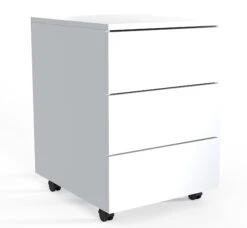 VCM Rollcontainer Beistellcontainer Bürocontainer Rollen Rollbar Dalosa 3 Schublade -OUTSUNNY Verkäufe 8600043100 918325 prod 003