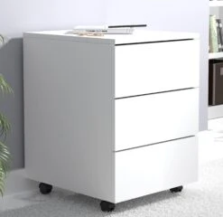 VCM Rollcontainer Beistellcontainer Bürocontainer Rollen Rollbar Dalosa 3 Schublade -OUTSUNNY Verkäufe 8600043100 918325 prod 005