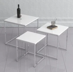 VCM 3-tlg. Set Beistelltisch Couchtisch Sofatisch Kaffeetisch Glisal -OUTSUNNY Verkäufe 8600043100 918386 prod 003