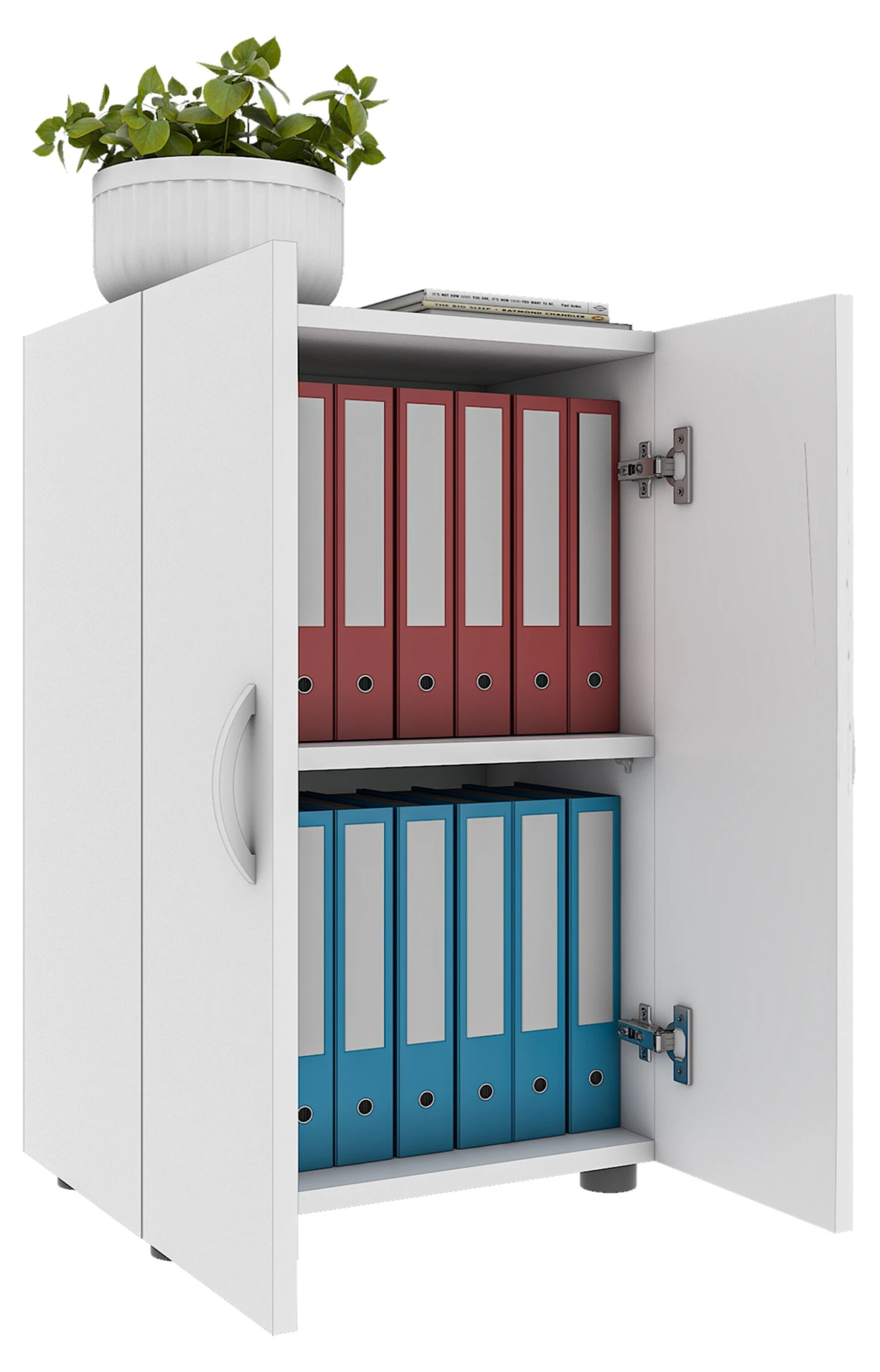 VCM Büroschrank Bücher Ordner Aktenschrank Büromöbel Schrank Ulas 2-fach Drehtüren 2 VCM Büroschrank Bücher Ordner Aktenschrank Büromöbel Schrank Ulas 2-fach Drehtüren – Bild 2