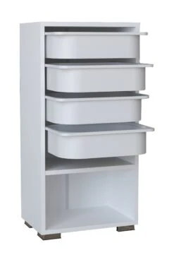 VCM 5-tlg. Regal Incl. Kisten Holz Aufbewahrung Stand Bücherregal Standregal Boxisa -OUTSUNNY Verkäufe 8600043100 918450 prod 003