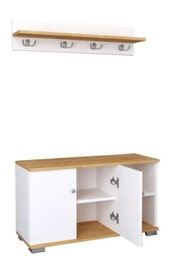 VCM 2-tlg. Holz Sitzbank Schuhschrank Schuhregal Garderobe Dielenmöbel Gados L -OUTSUNNY Verkäufe 8600043100 918461 prod 005