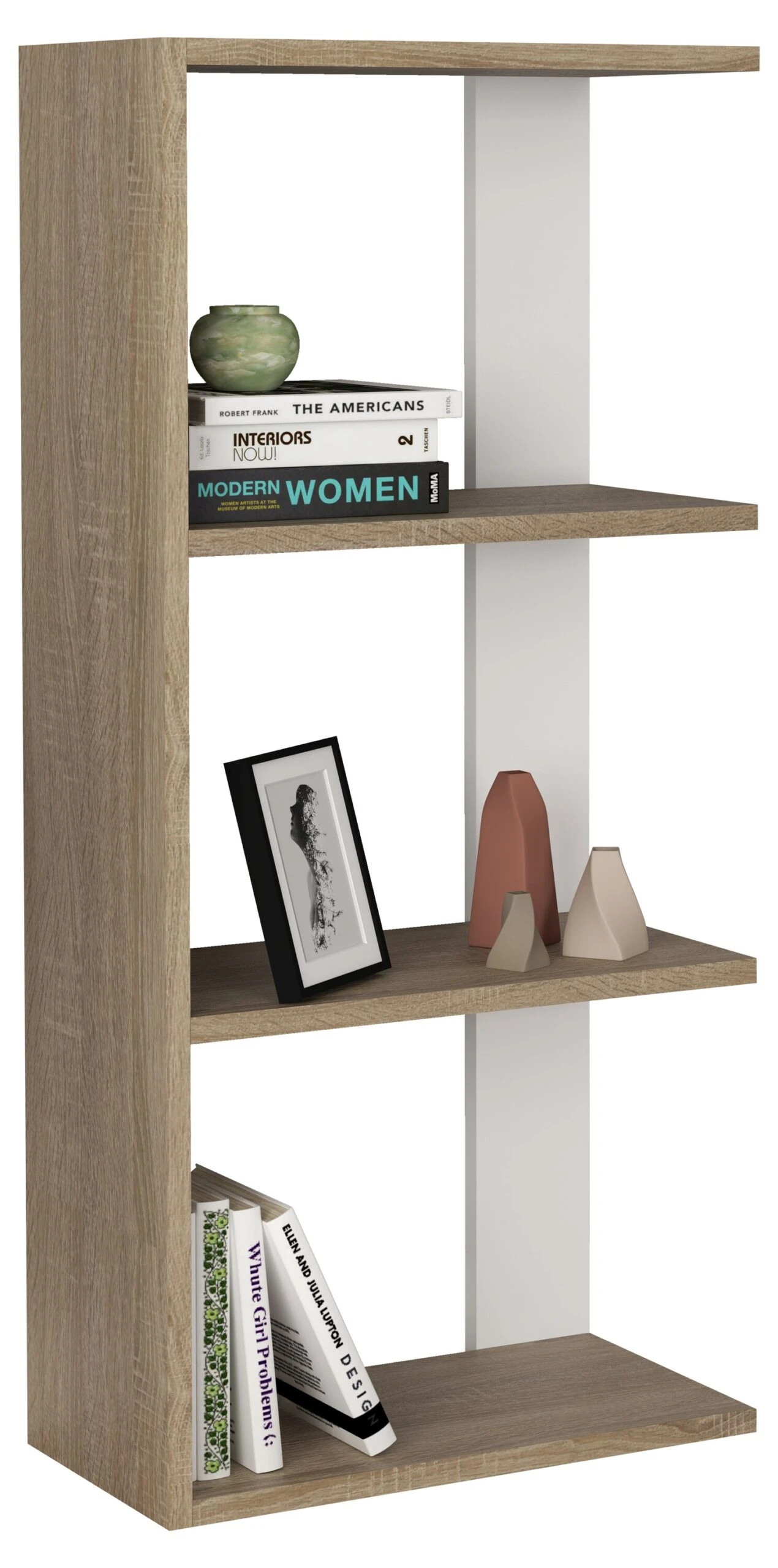 VCM Holz Raumteiler Stand Regal Bücherregal Deko Bücher Standregal Bralis L 2 VCM Holz Raumteiler Stand Regal Bücherregal Deko Bücher Standregal Bralis L – Bild 2