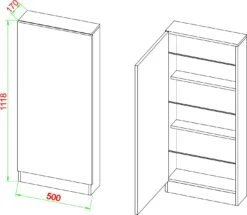 VCM Holz Schuhschrank Schuhkommode Schuhregal Schuhständer Fulisa XL -OUTSUNNY Verkäufe 8600043100 918978 prod 005