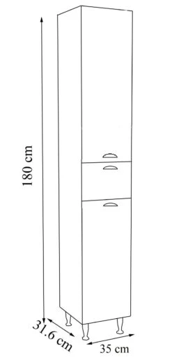 VCM 5-tlg. Waschplatz Waschtisch Breite 60 Cm Badmöbel Set Waschbecken Spiegelschrank Hochschrank Landhaus Casalo L -OUTSUNNY Verkäufe 8600043100 919116 prod 005