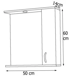 VCM 4-tlg. Waschplatz Waschtisch Badmöbel Set Waschbecken Spiegeschrank Hochschrank Drehtüren Lisalo M -OUTSUNNY Verkäufe 8600043100 919121 prod 004