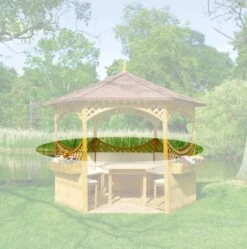 Promadino Satz Unterer Rundbögen M. Spalier Für "Palma"