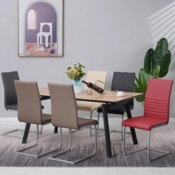 Albatros Freischwinger MURANO, 4er Set, Beige, Kunstleder -OUTSUNNY Verkäufe 8600153300 2471 prod 006