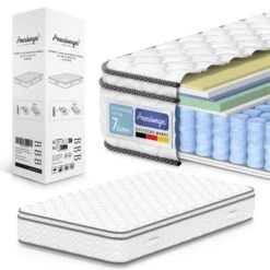 Arensberger VIKTORIA 7-Zonen Taschenfederkern Matratze, 90 X 200 Cm, Höhe 25cm