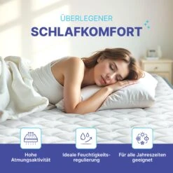 Arensberger VIKTORIA 7-Zonen Taschenfederkern Matratze, 90 X 200 Cm, Höhe 25cm -OUTSUNNY Verkäufe 8600153300 3036 prod 003