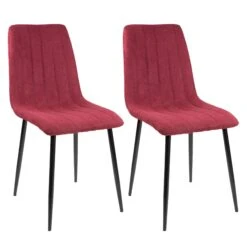 Albatros Esszimmerstühle GARDA, 2er Set, Rot