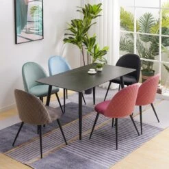 Albatros Esszimmerstuhl CAPO, 4er Set, Schwarz -OUTSUNNY Verkäufe 8600153300 3839 prod 006