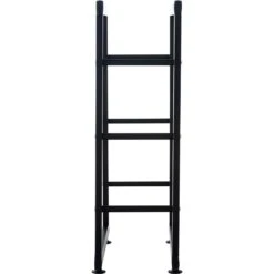 CLP Kaminholzständer Keri V2 I Aus Schwarzem Metall I Kaminholzregal Mit Bodenschonern I Stapelhilfe Für Brennholz -OUTSUNNY Verkäufe 8600246500 151082901 prod 003