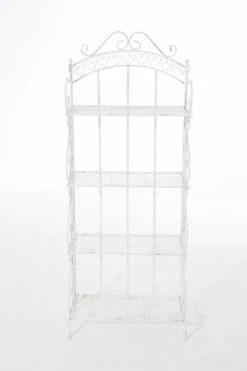 CLP Eisen-Standregal ANTJE I Klappregal Mit 4 Ablagefächern Im Landhausstil I In Verschiedenen Farben Erhältlich -OUTSUNNY Verkäufe 8600246500 151150331 prod 003