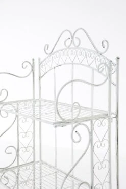 CLP Eisen-Standregal ANTJE I Klappregal Mit 4 Ablagefächern Im Landhausstil I In Verschiedenen Farben Erhältlich -OUTSUNNY Verkäufe 8600246500 151150331 prod 006