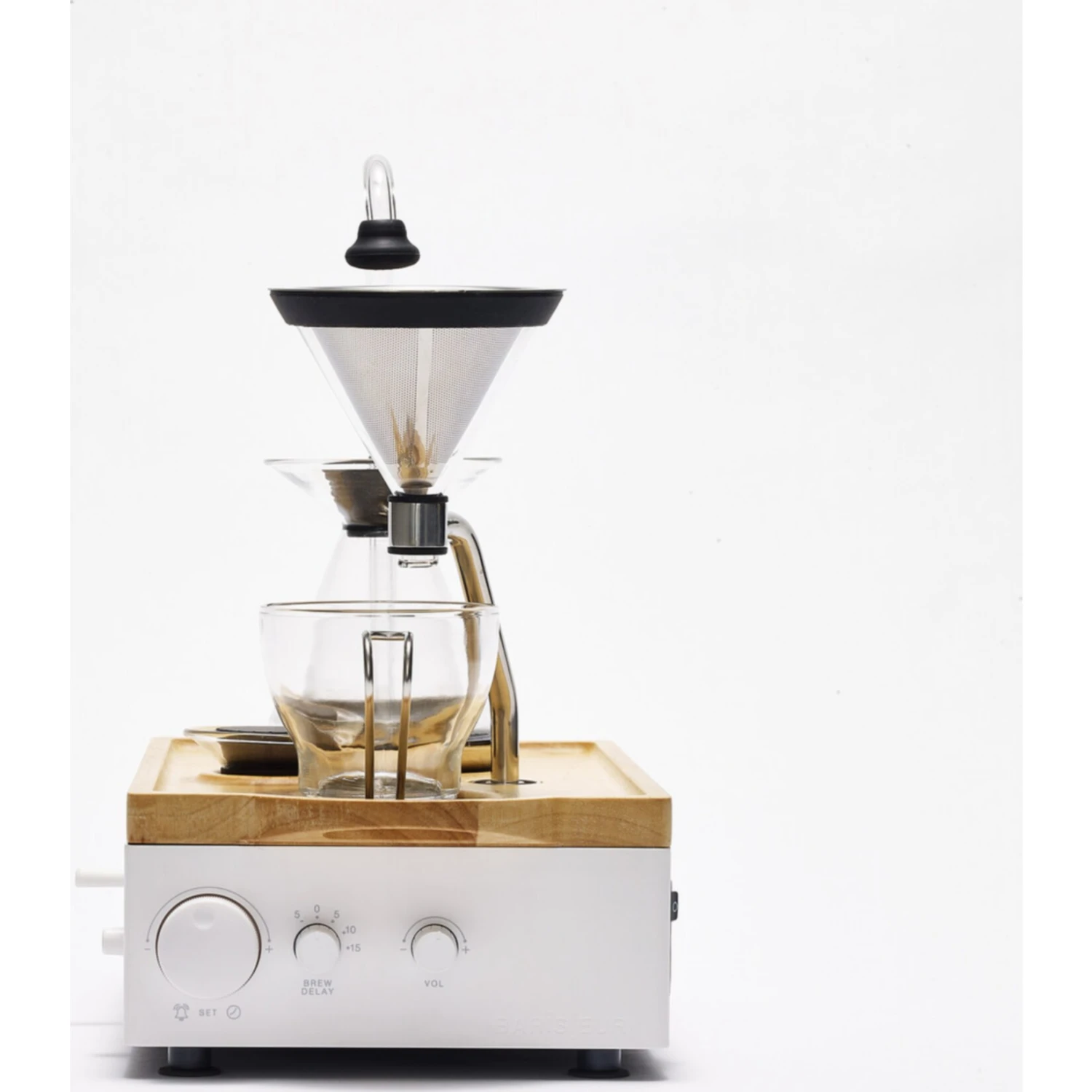 BARISIEUR Design Kaffeemaschine Tee Timer Weiß 2 BARISIEUR Design Kaffeemaschine Tee Timer Weiß – Bild 2