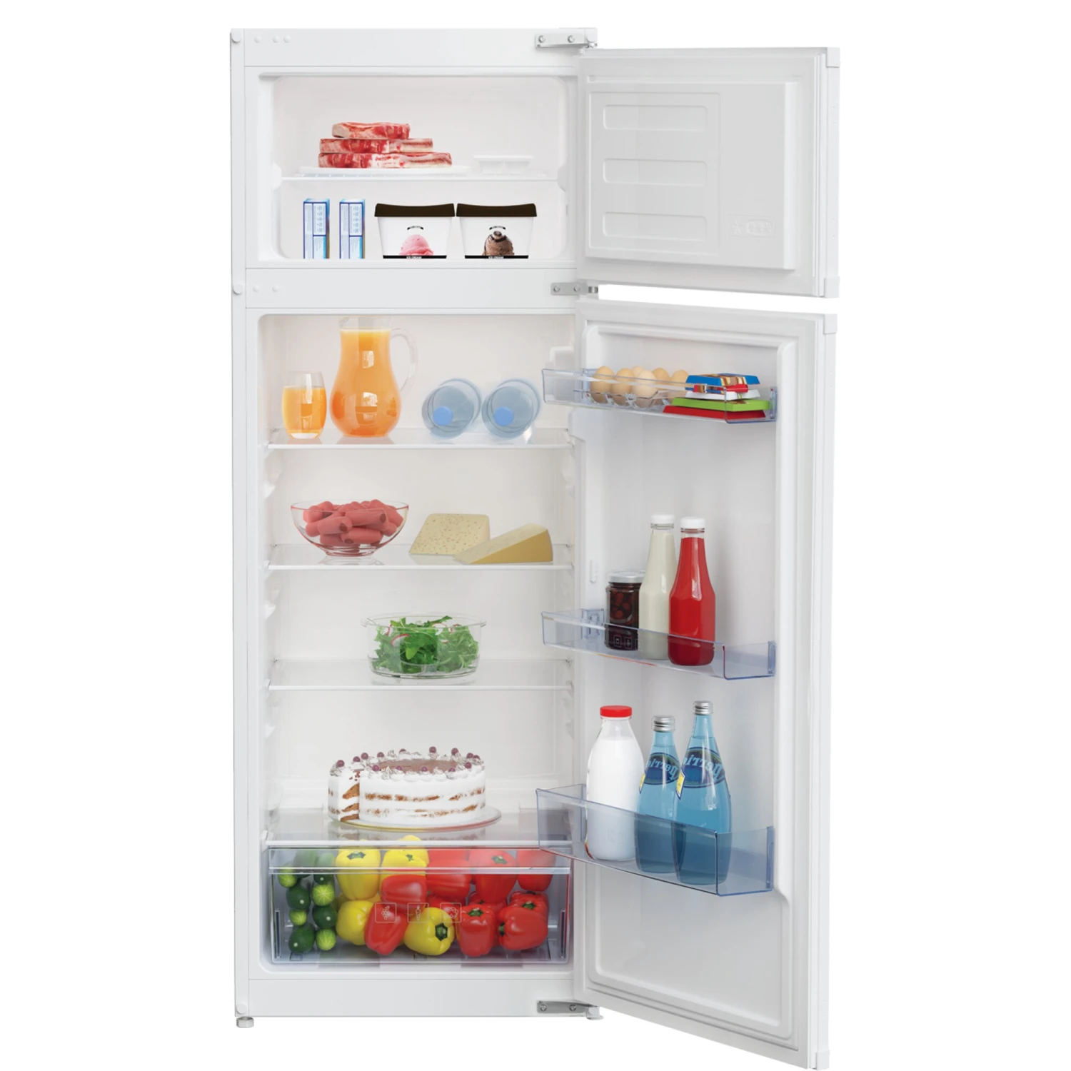 Beko Kühl-/Gefrierkombination BDSA250K3SN 1 Beko Kühl-/Gefrierkombination BDSA250K3SN