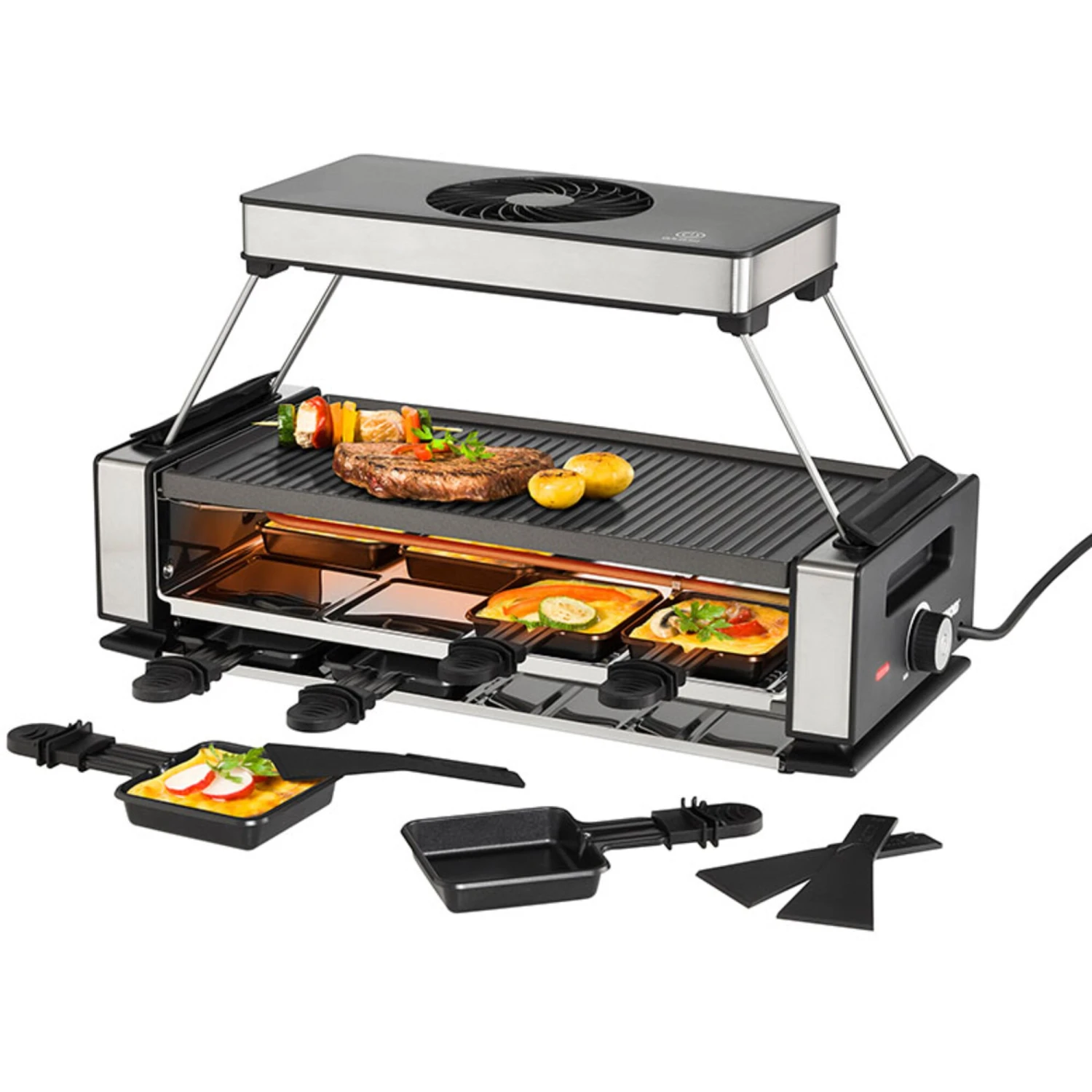 Unold Raclette Smokeless 48785 1 Unold Raclette Smokeless 48785
